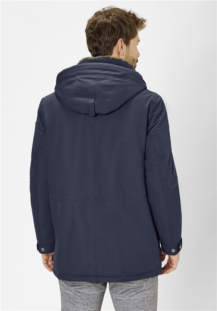 Redpoint parka winterjas donkerblauw met capuchon - Afbeelding 3