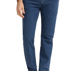 Pioneer 5 pocket stretch jeans middenblauw model Thomas