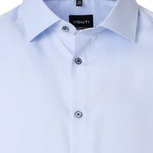 Venti Overhemd Kent Kraag Met Motief Modern Fit 154489900-100 Blauw